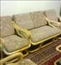 صندلی راحتی ، یک دست مبل راحتی چوبی