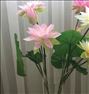 گل مصنوعی باگلدانglass سه شاخه