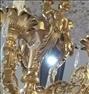 لوستر  ، لوستر ۸ شاخه طلا مدل زئوس وسط فرشته