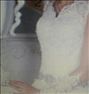 لباس عروس دانتل آستین دار باتور وشنل سایز36